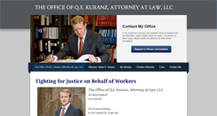 Desktop Screenshot of kuranzlaw.com